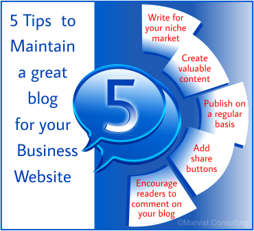 5 tips on how to maintain a great blog